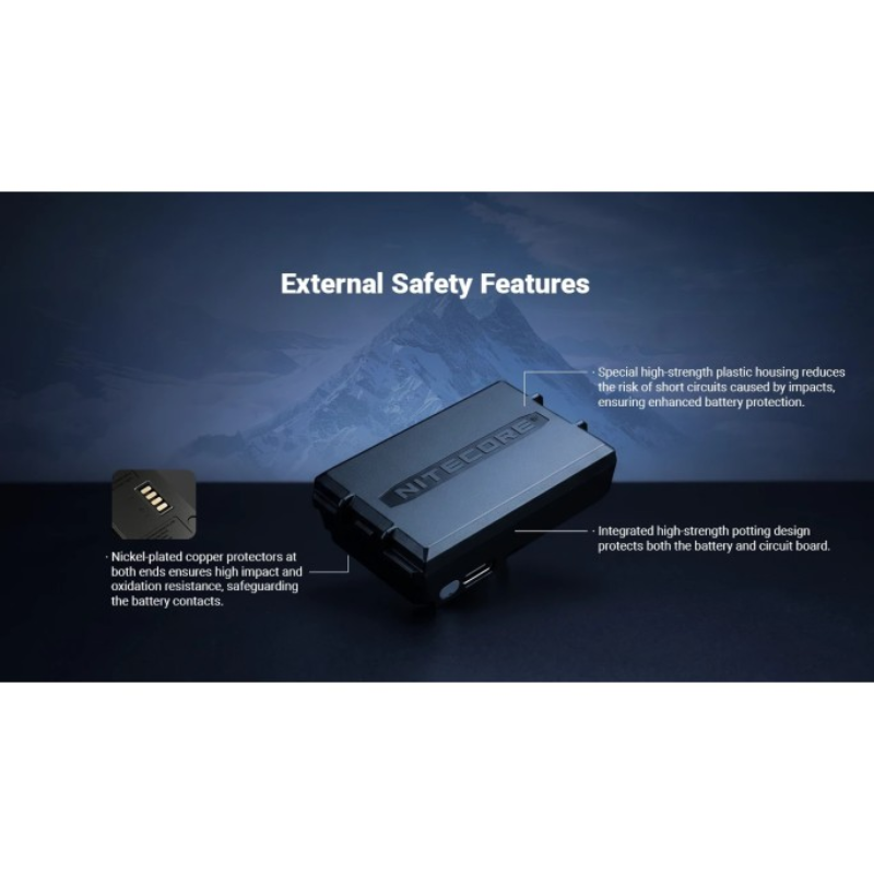 Nitecore HLB2500 2500mAh Li-ion Rechargeable Battery for Nitecore HA27 UHE & HA29 UHE