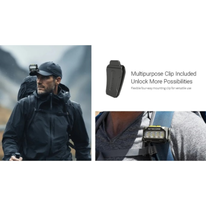 Nitecore HA27 UHE MCT 800L Multiple Color Temperatures Rechargeable Headlamp