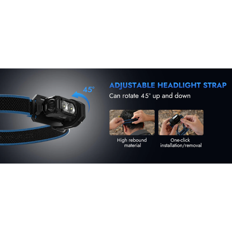 Wuben Battery Extender Tube for Wuben E7 Headlamp