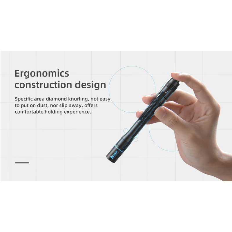 Wuben E19 High CRI Portable EDC Pen LED Flashlight - 200 Lumens