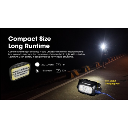 Nitecore NU30 500L NiteLab UHE LED Rechargeable Headlamp