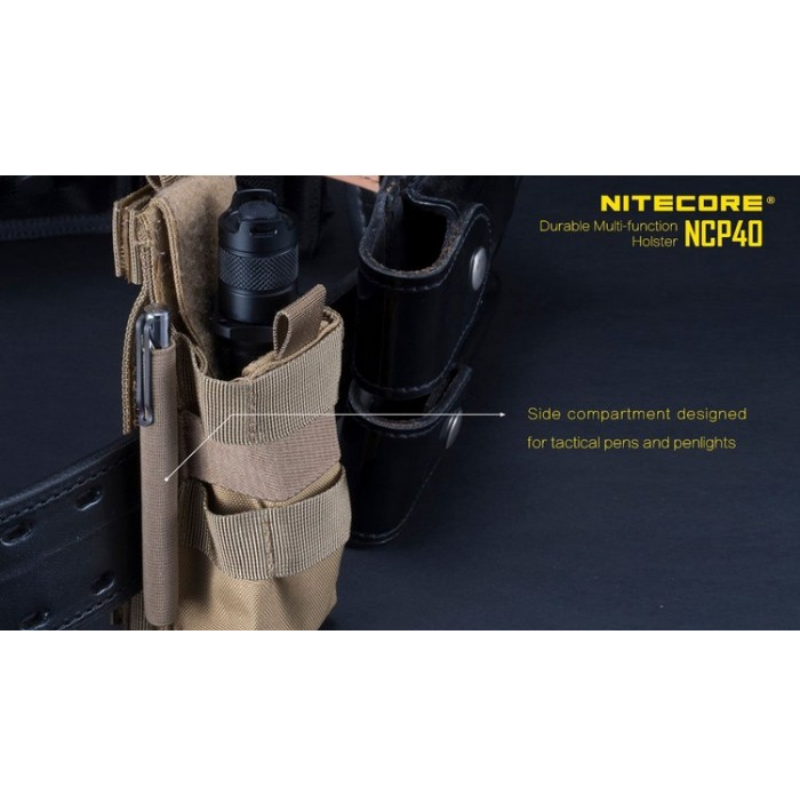 Nitecore NCP40 Cordura Multi-Function Tactical Holster - Black