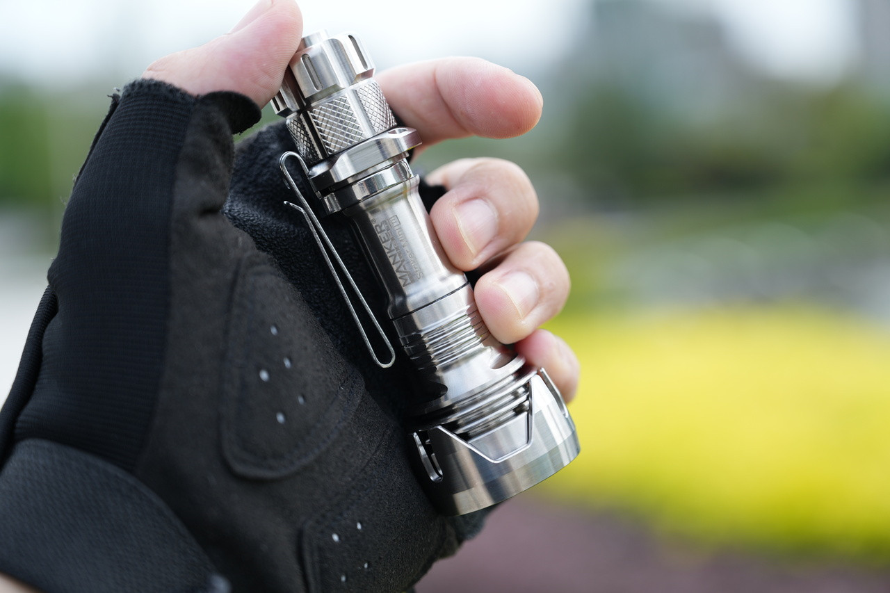 Manker Striker Mini Ti Rechargeable EDC Tactical Flashlight 635 Lumens