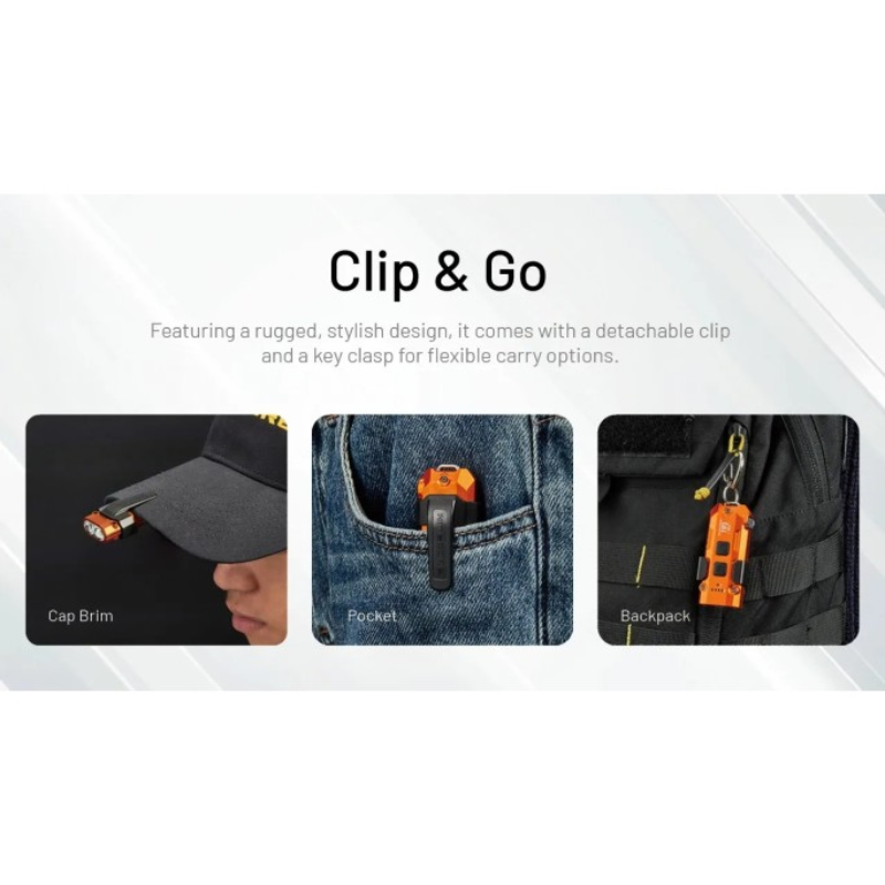 Nitecore TIP3 MCT UHE 720L LED Rechargeable Keychain Flashlight