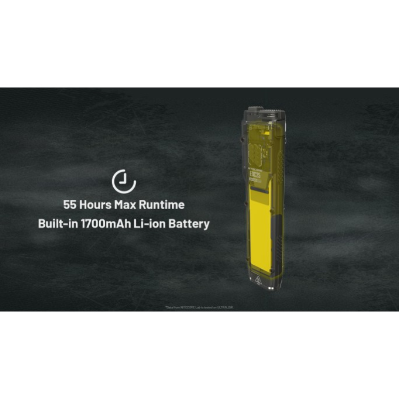 Nitecore EDC25 2x NiteLab UHi 20 LED 3000L CW Rechargeable Flashlight