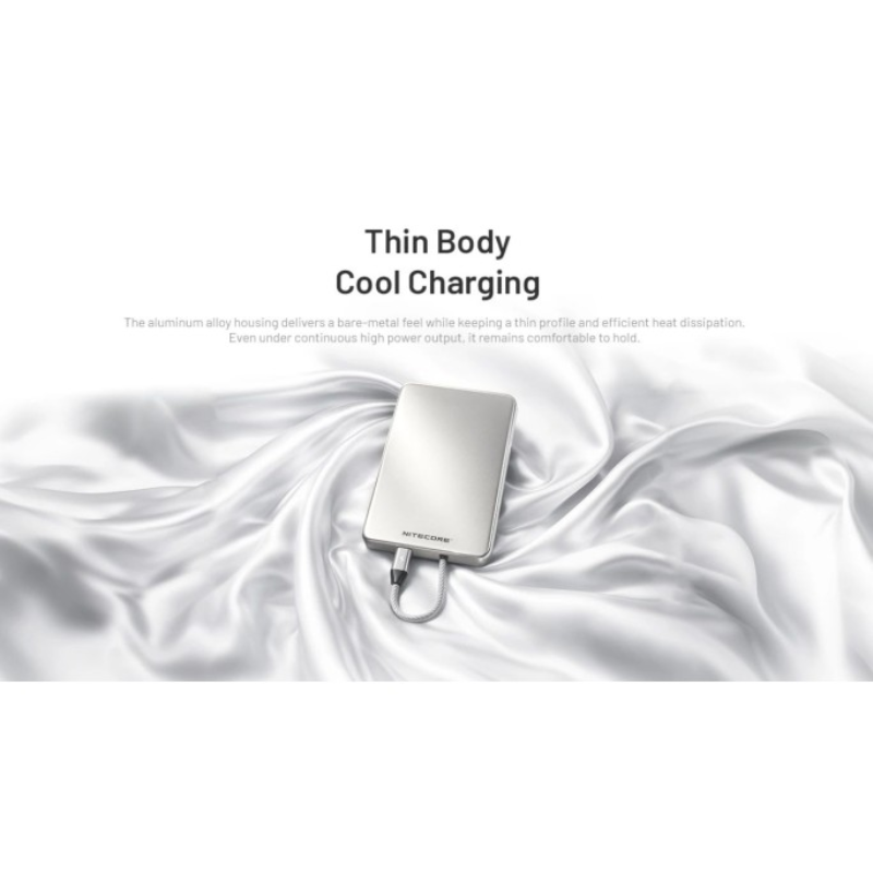Nitecore Pocket 5 Magnetic Built-in USB-C Cable Pocket Power Bank