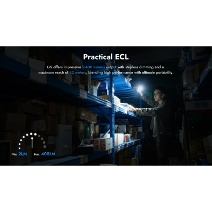 WUBEN G5 400 Lumens EDC Keychain Compact Rechargeable Flashlight