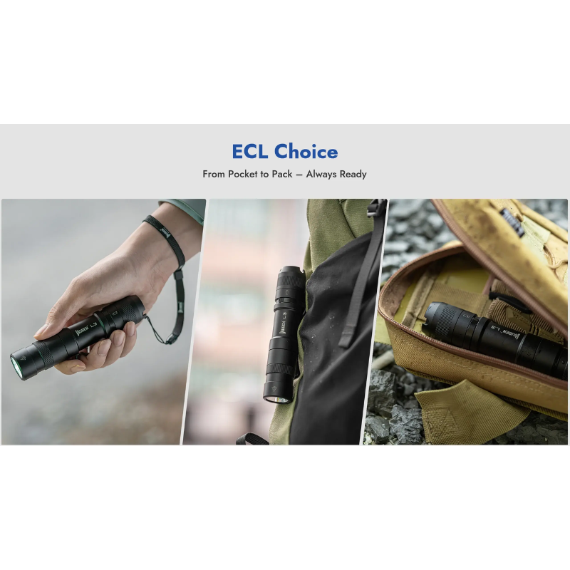 Wuben L3 3000 Lumens EDC Tactical Pocket Flashlight
