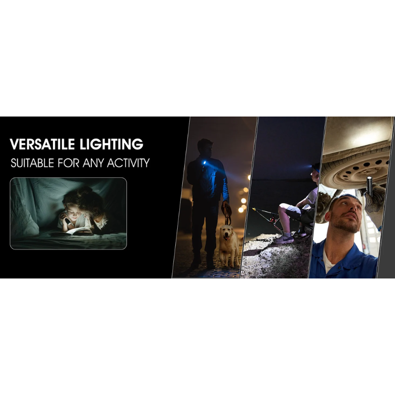 Wuben L50 EDC Rechargeable 18650 Tactical LED Flashlight