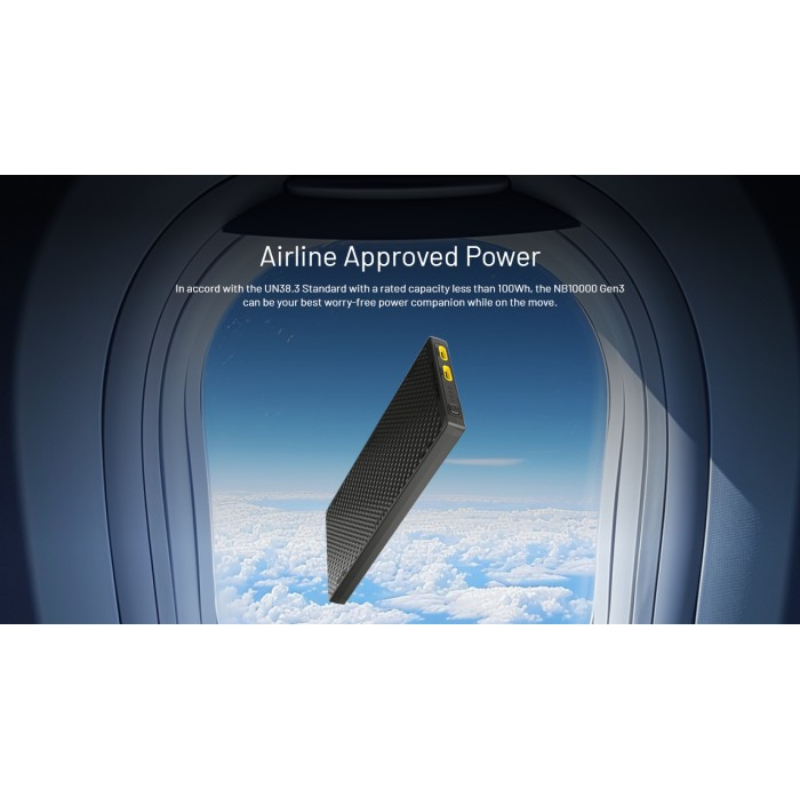 Nitecore NB10000 Gen3 Quick-Charge Dual USB-C Port 10000mAh Power Bank