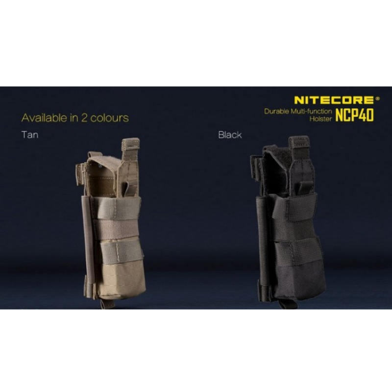 Nitecore NCP40 Cordura Multi-Function Tactical Holster - Black