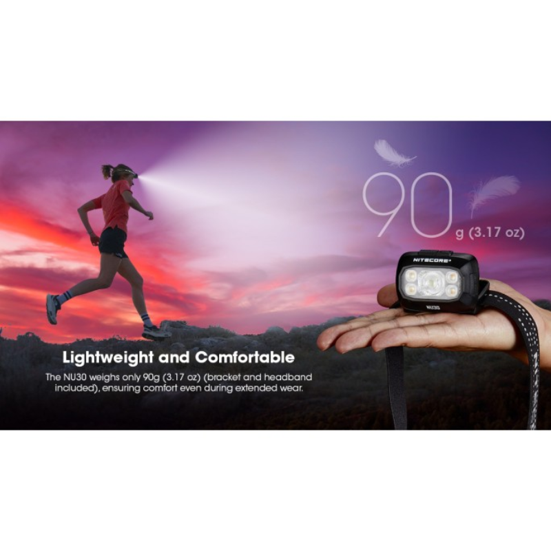 Nitecore NU30 500L NiteLab UHE LED Rechargeable Headlamp