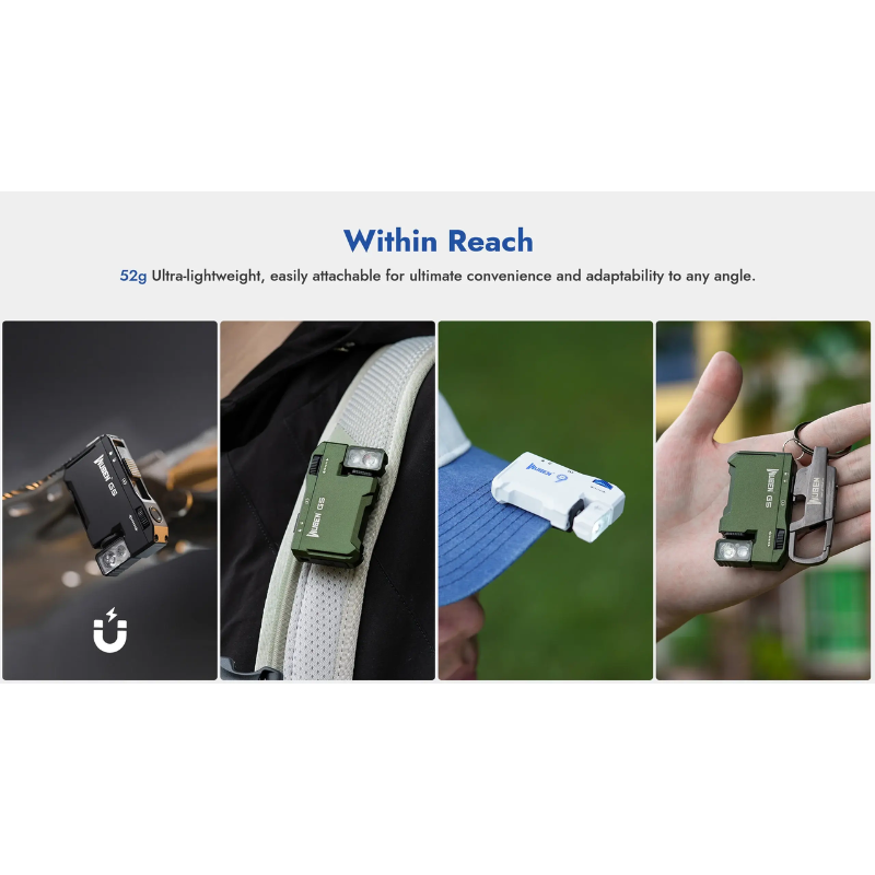 WUBEN G5 400 Lumens EDC Keychain Compact Rechargeable Flashlight