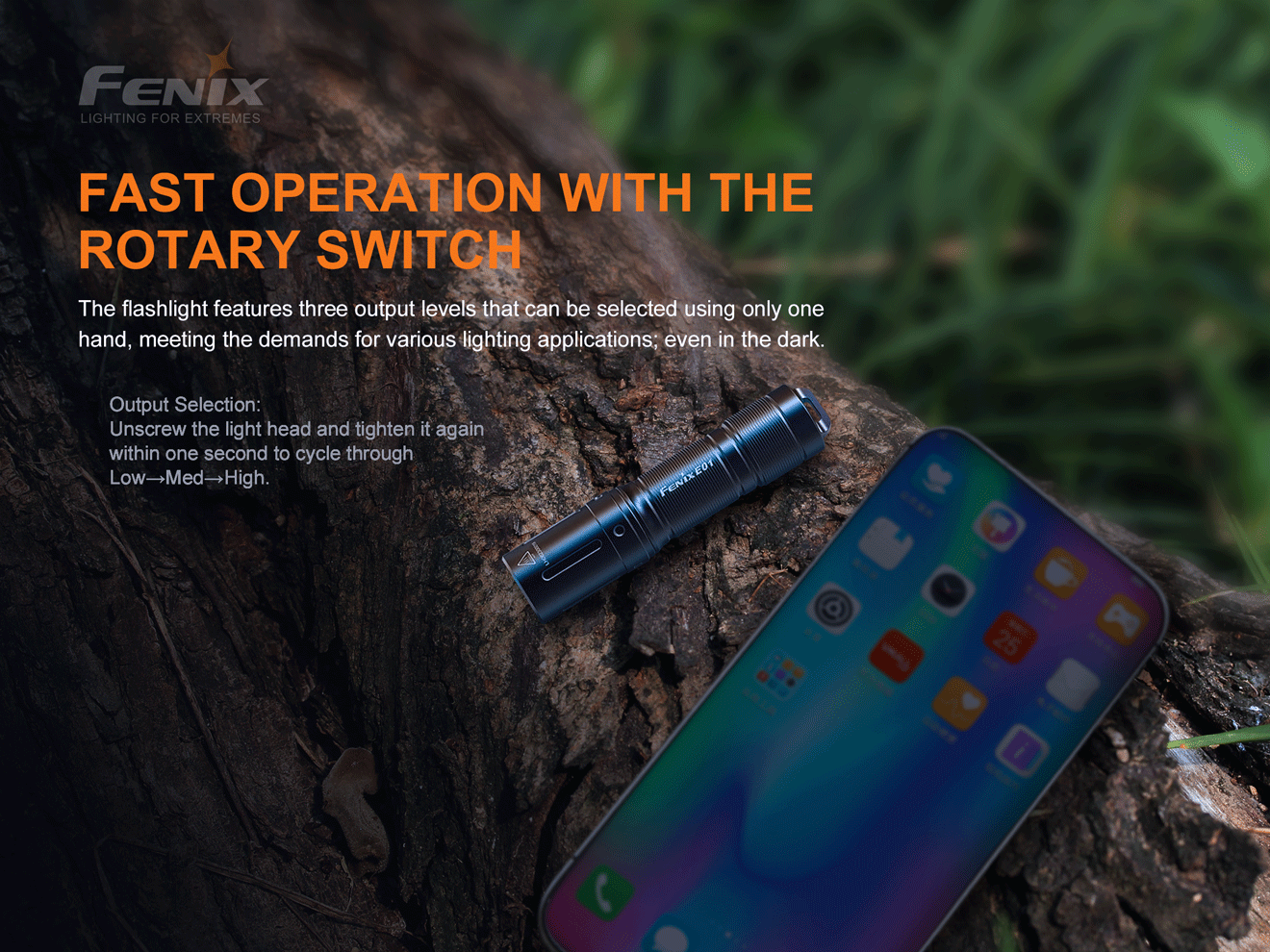 Fenix E01 V2.0 Keychain Flashlight 100 Lumens