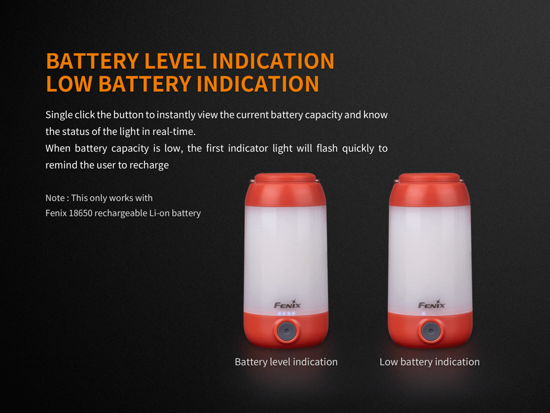 Fenix CL26R Rechargeable Camping Lantern 400 Lumens
