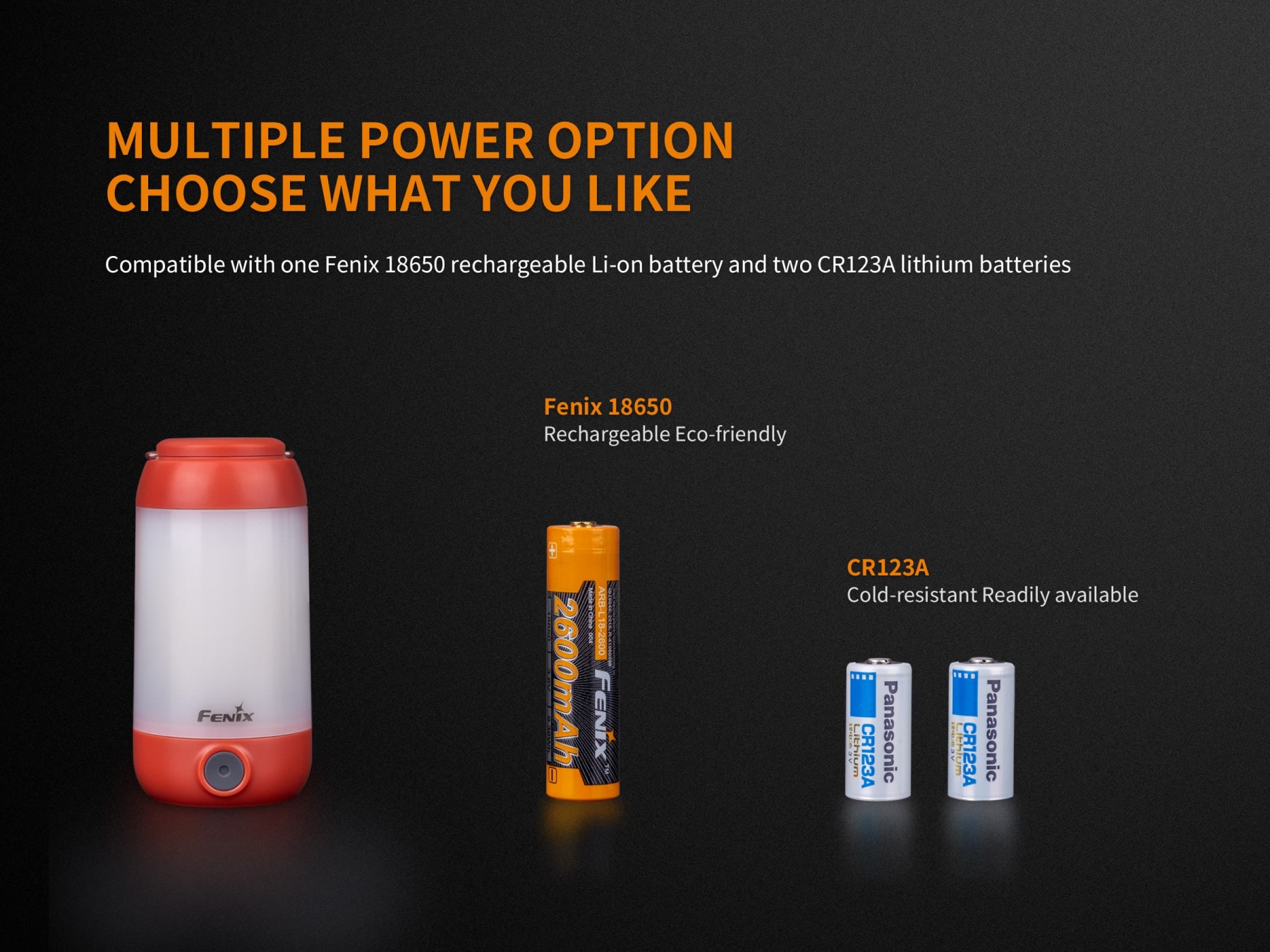 Fenix CL26R Rechargeable Camping Lantern 400 Lumens