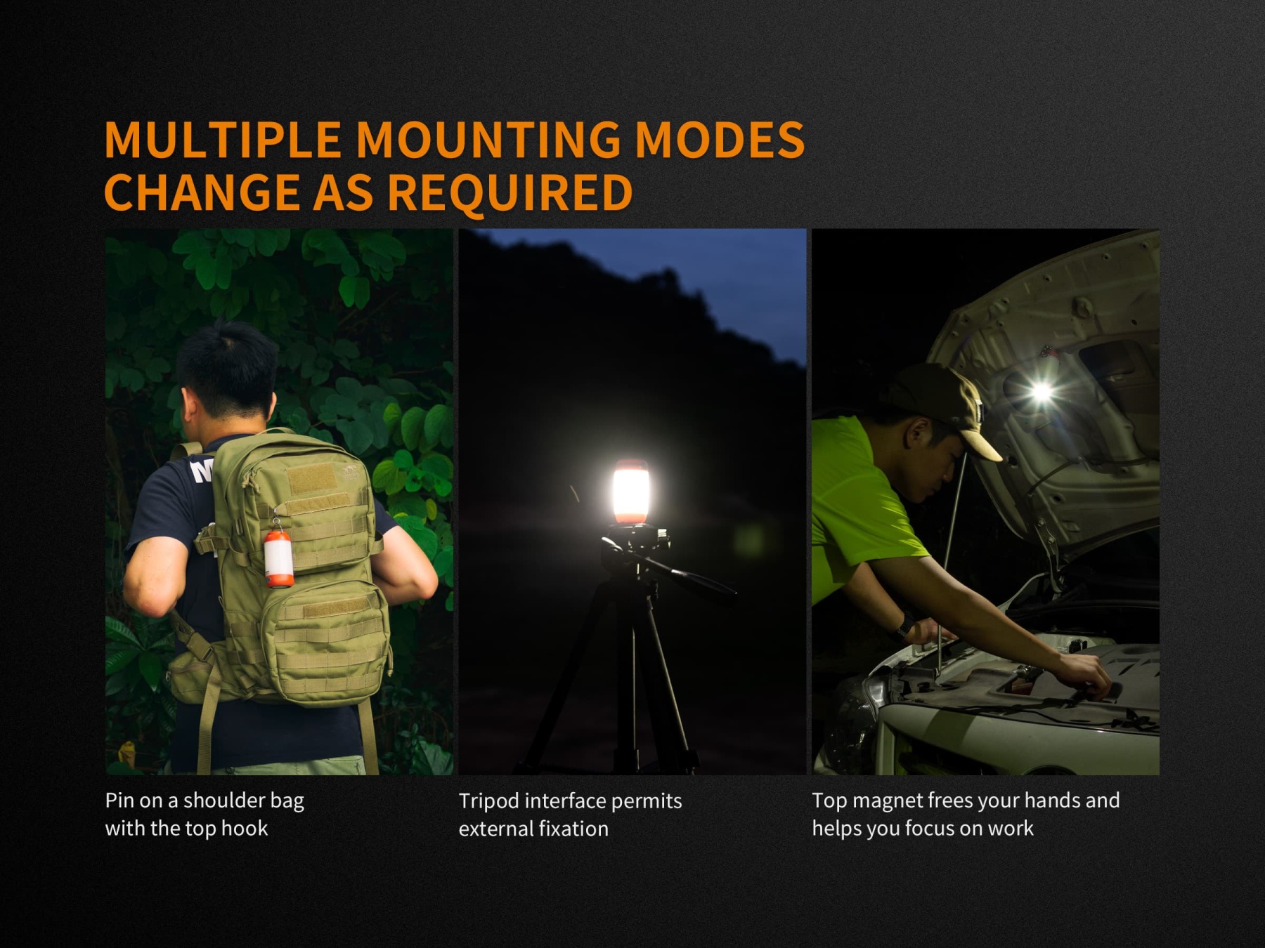 Fenix CL26R Rechargeable Camping Lantern 400 Lumens