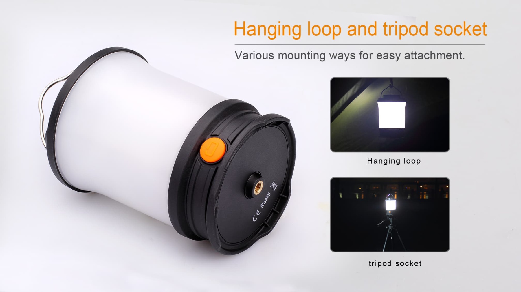 Fenix CL30R Rechargeable Camping Lantern 650 Lumens