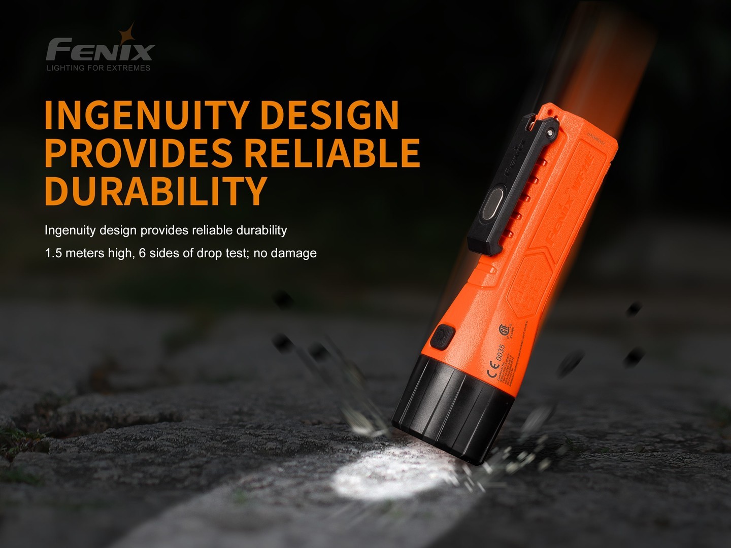 Fenix WF11E Magnetic Explosion-Proof Flashlight 200 Lumens