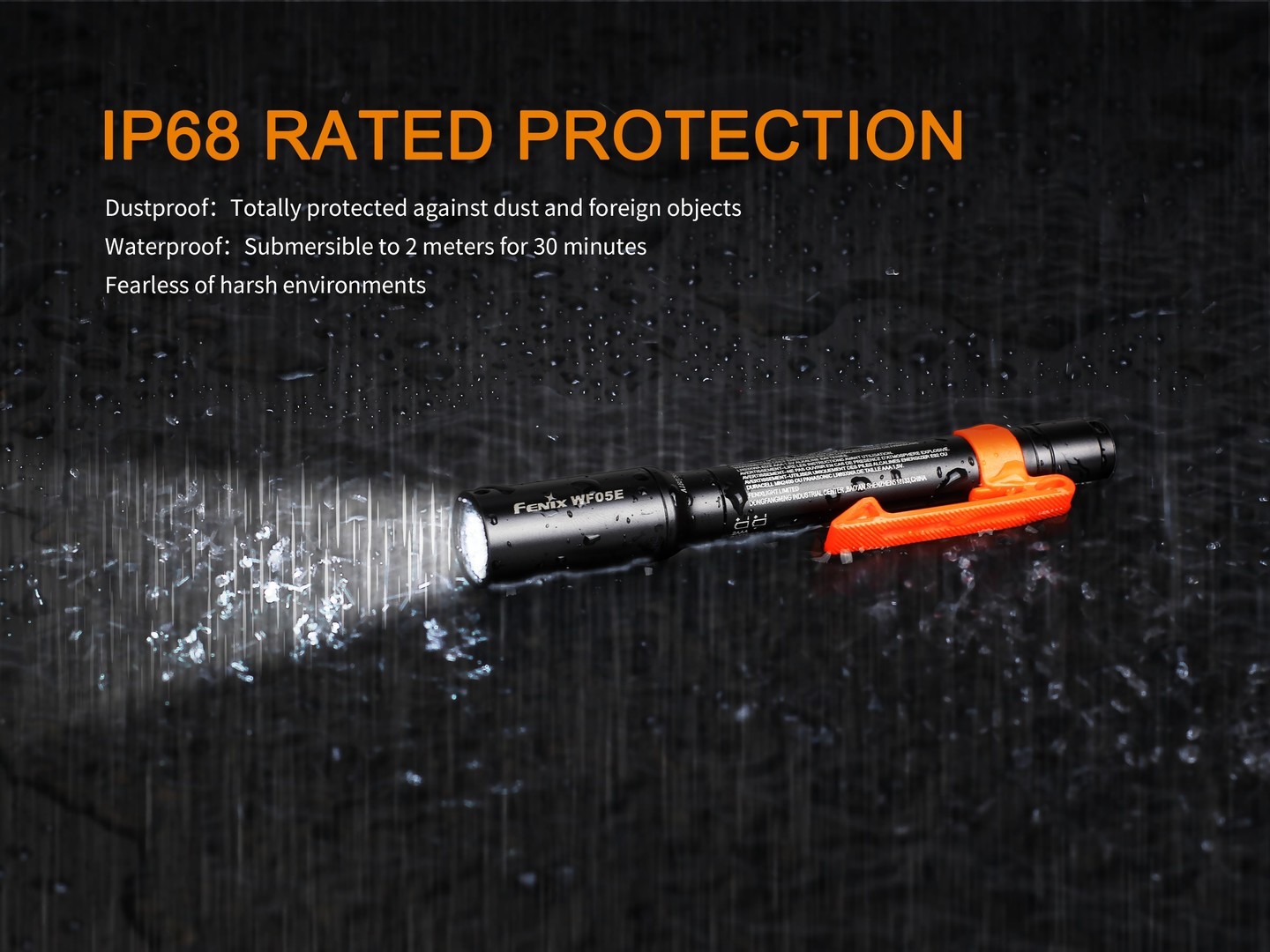 Fenix WF05E Intrinsically Safe Flashlight 85 Lumens