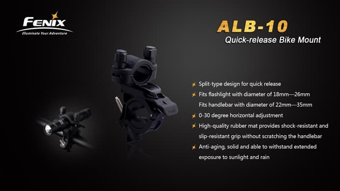 Fenix ALB-10 Quick Release Bicycle Mount