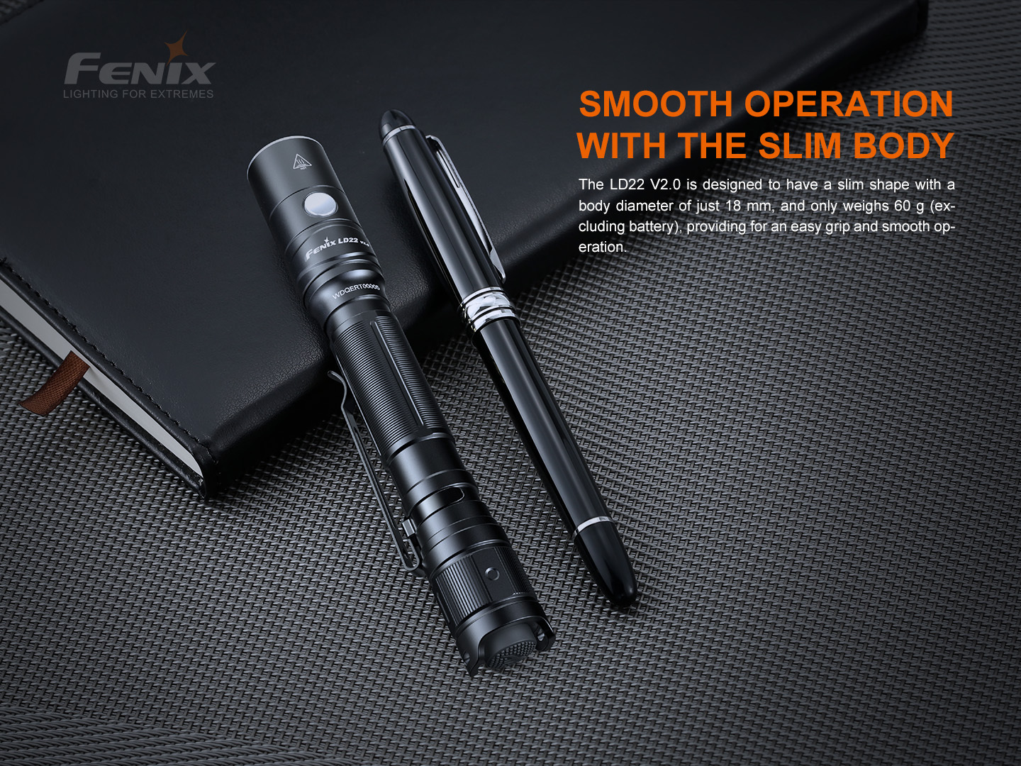 Fenix LD22 V2.0 Rechargeable Flashlight 800 Lumens