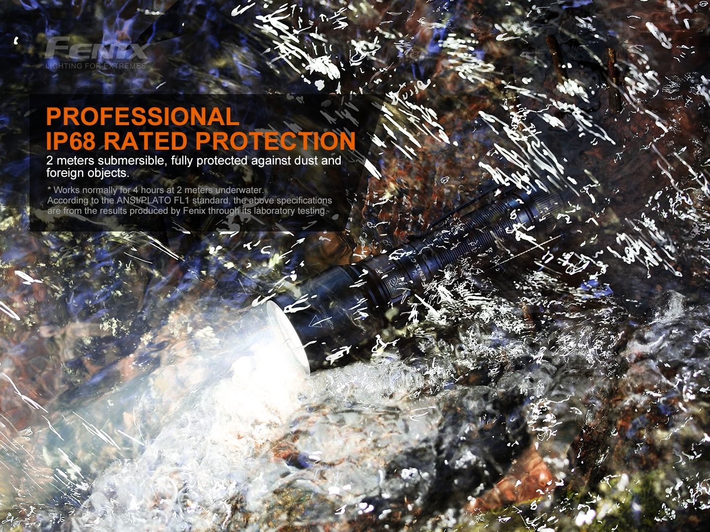 Fenix C7 Rechargeable Work Flashlight 3000 Lumens