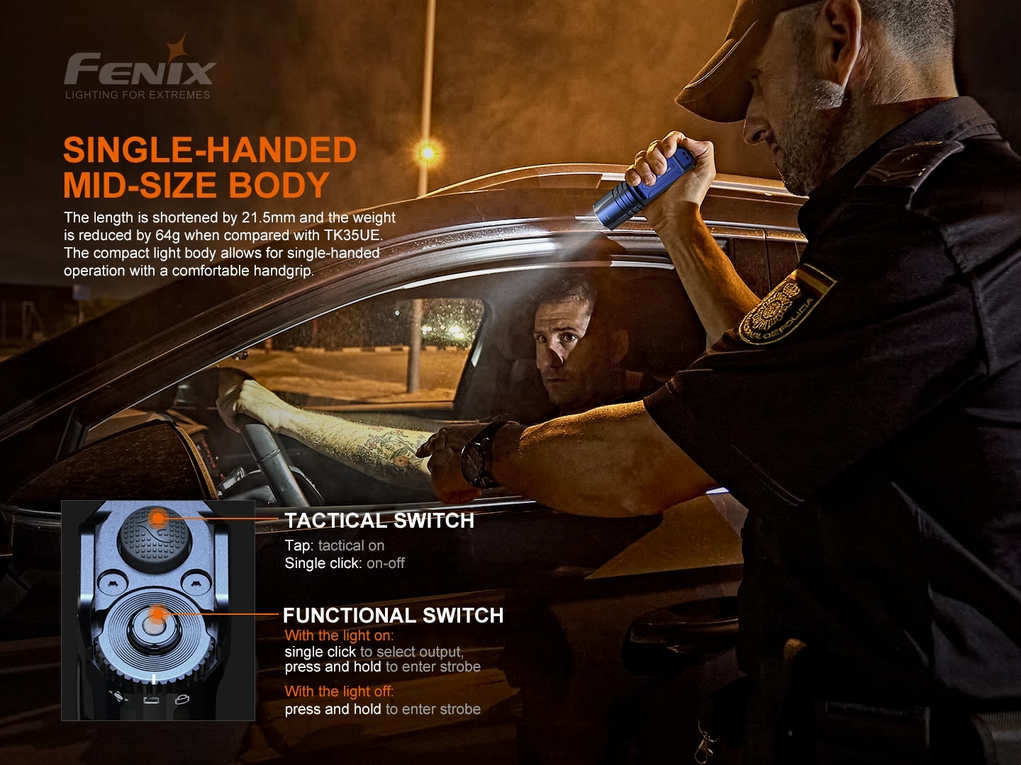 Fenix TK35UE V2.0 Tactical Flashlight 5000 Lumens