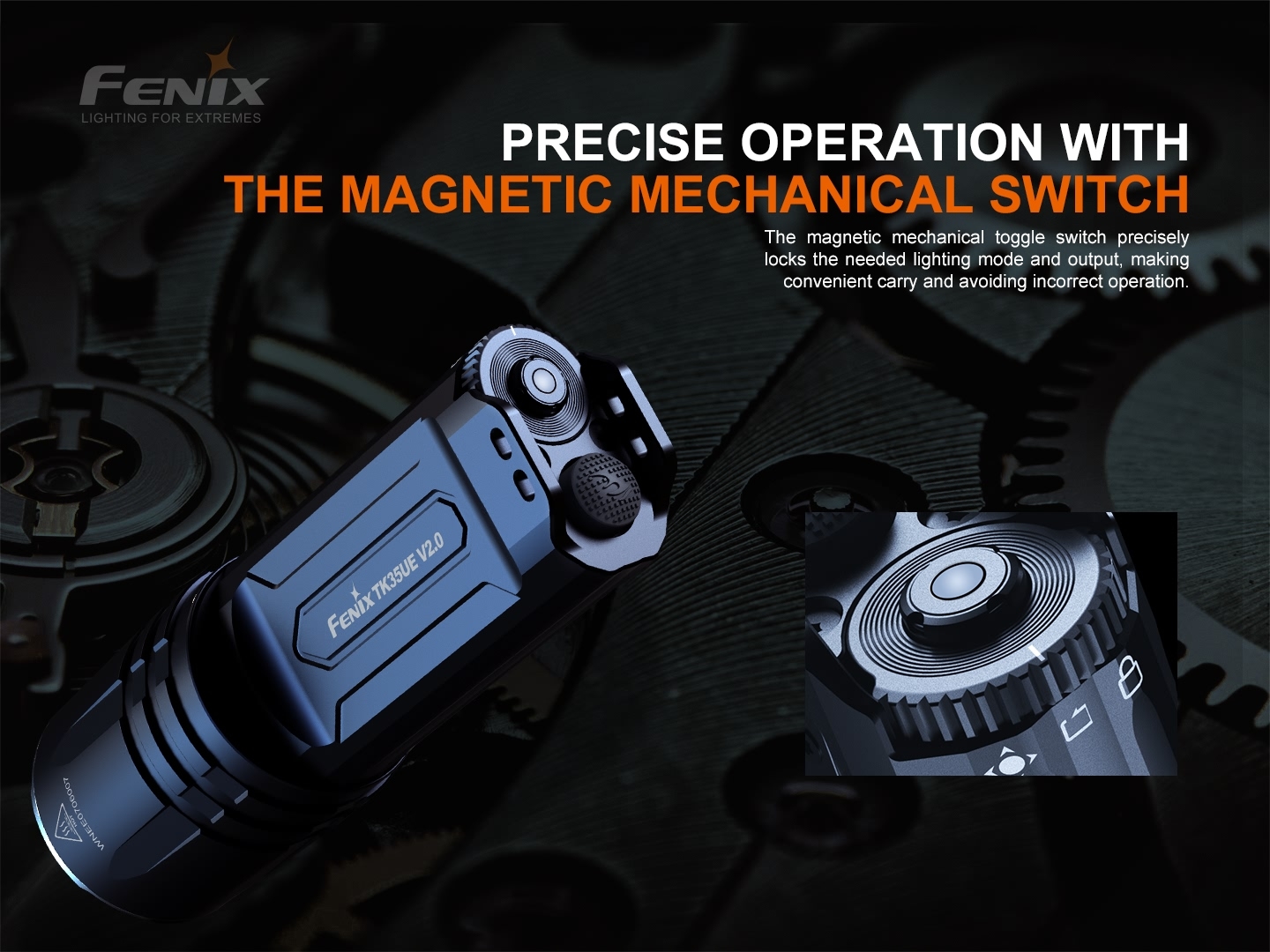 Fenix TK35UE V2.0 Tactical Flashlight 5000 Lumens