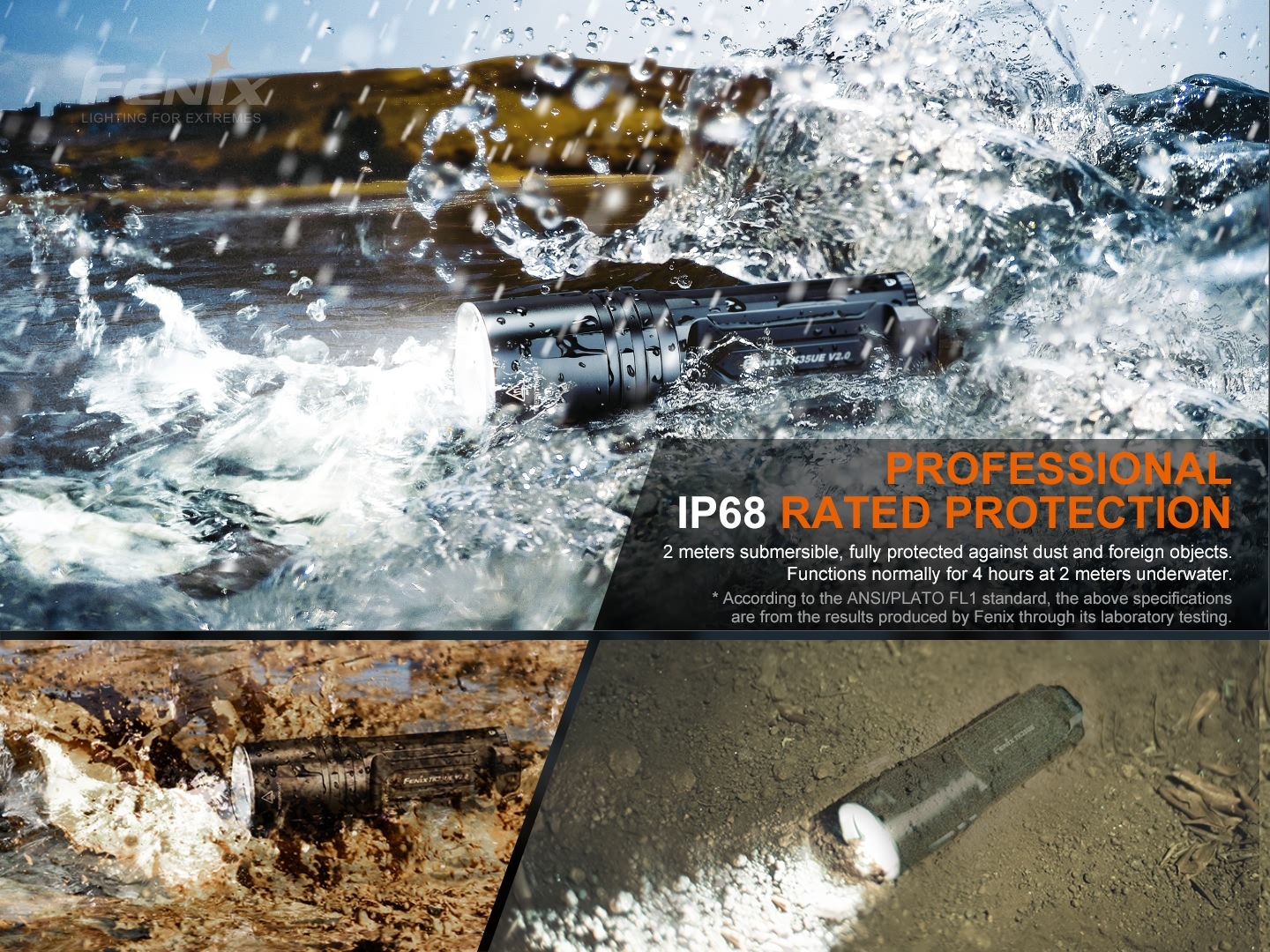 Fenix TK35UE V2.0 Tactical Flashlight 5000 Lumens