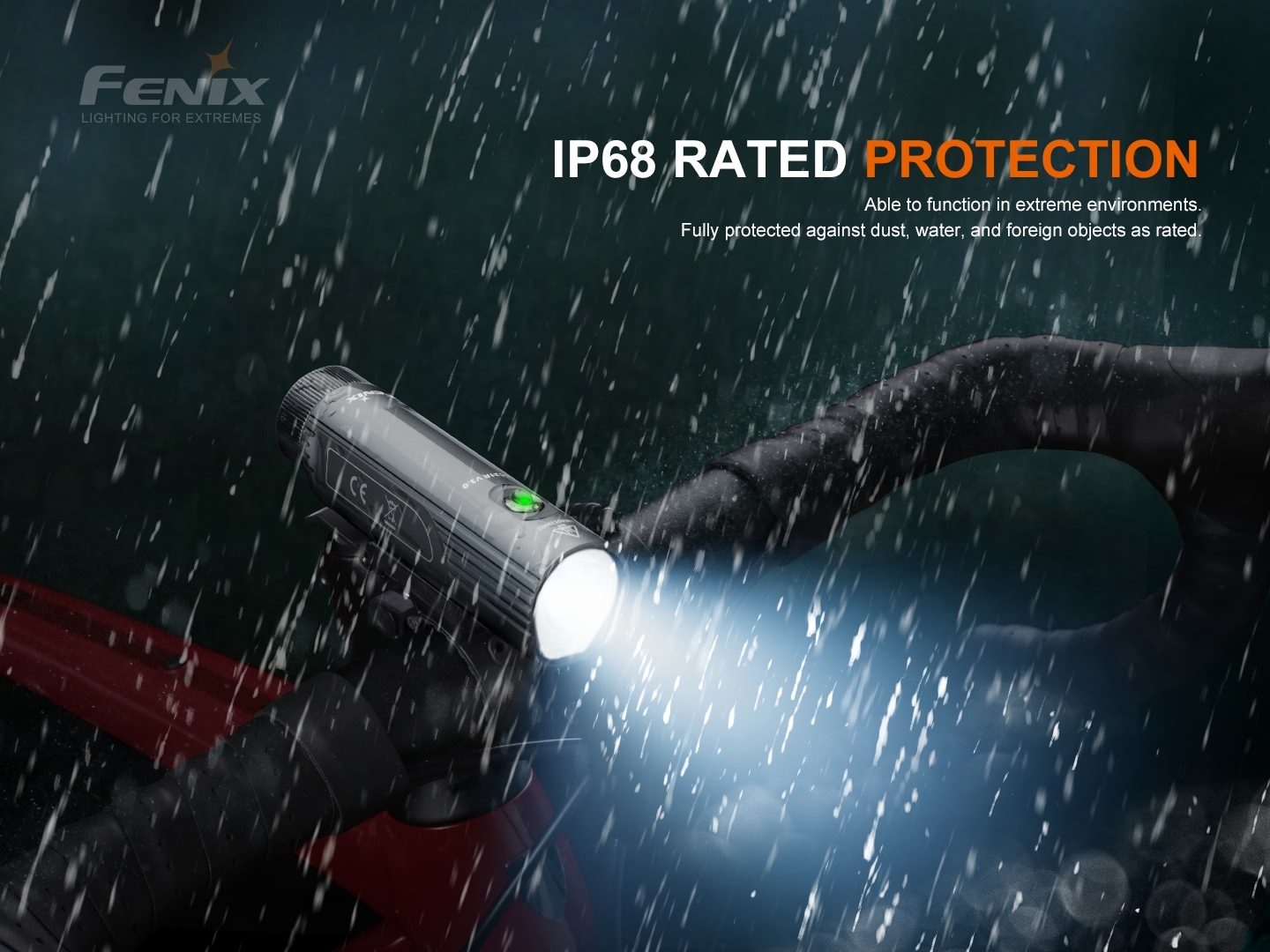 Fenix BC21R V3.0 Rechargeable Front Bicycle Light 1200 Lumens