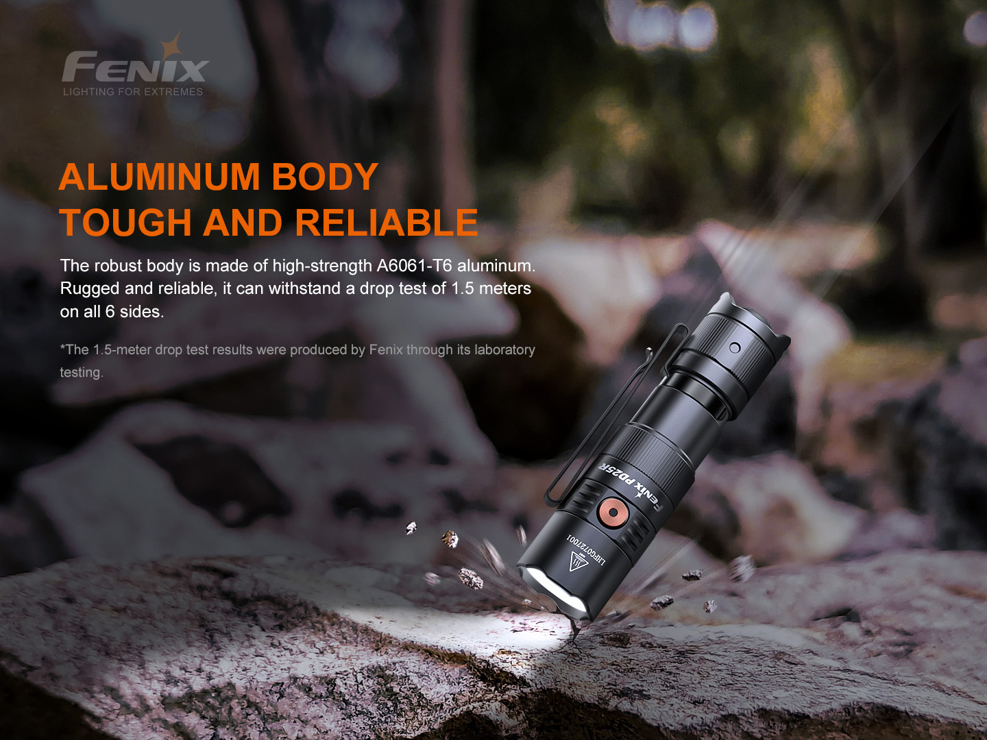 Fenix PD25R Rechargeable EDC Flashlight 800 Lumens