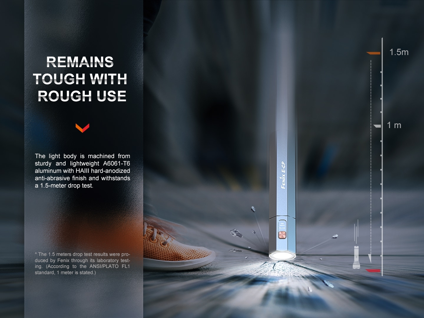 Fenix E-CP Powerbank Flashlight 1600 Lumens