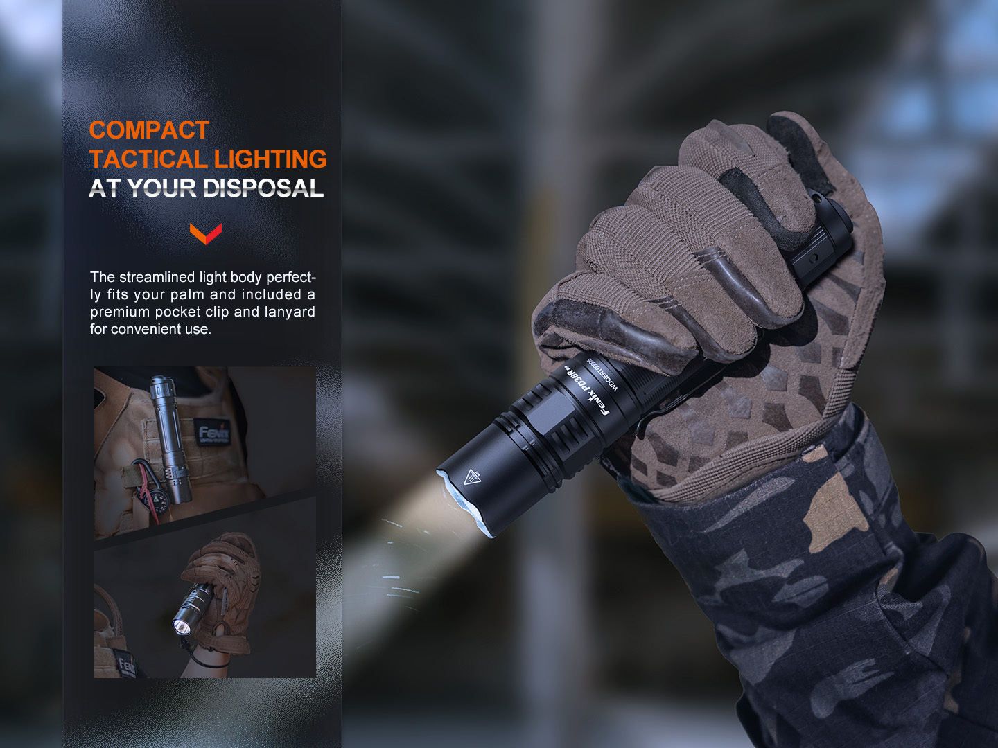 Fenix PD36R Pro Rechargeable Tactical Flashlight 2800 Lumens