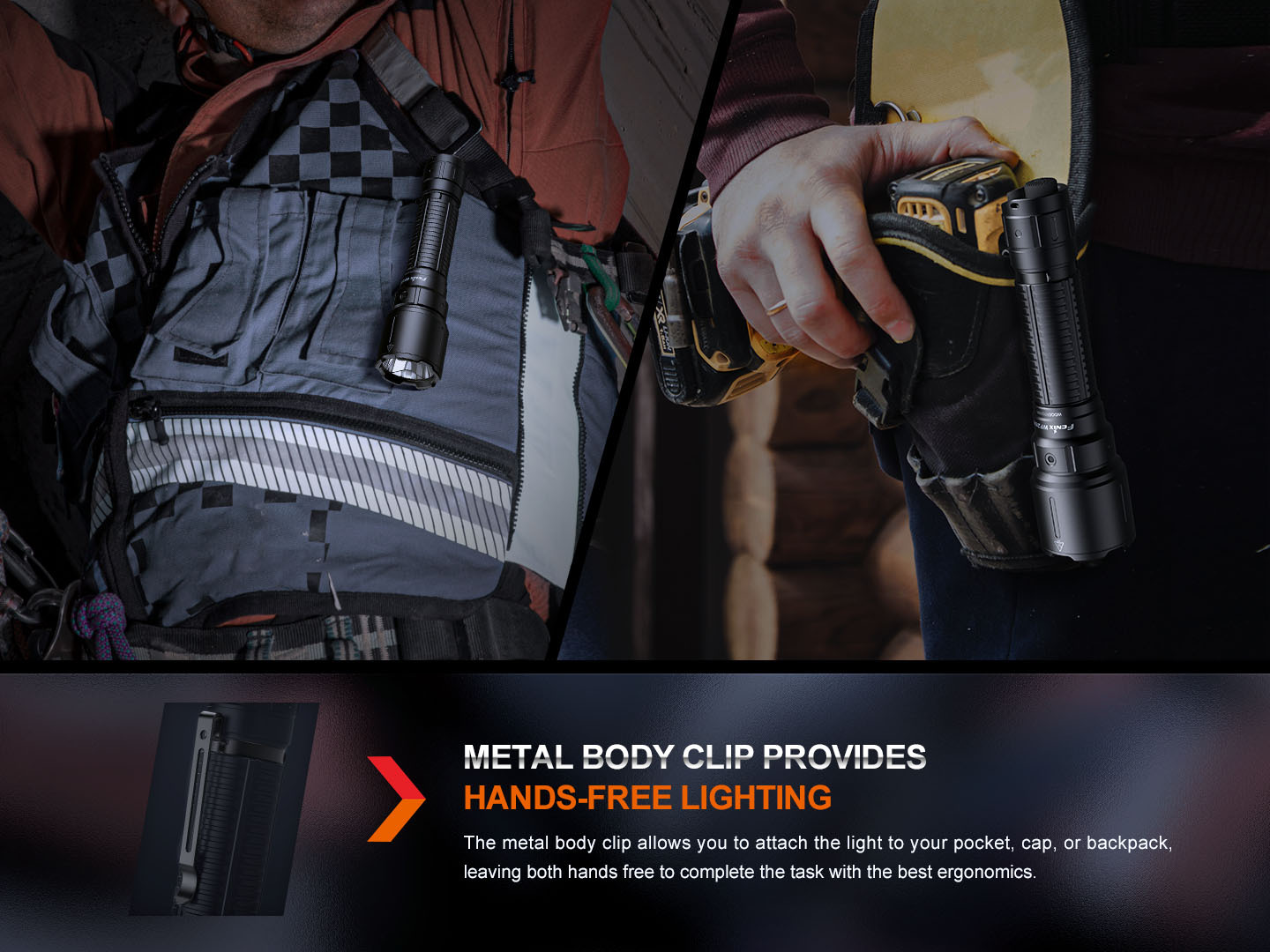 Fenix WF26R High Performance Rechargeable Flashlight 3000 Lumens