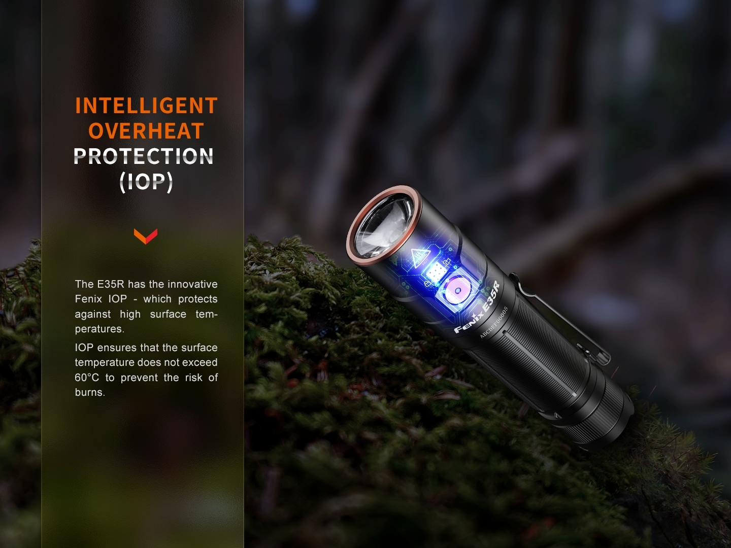 Fenix E35R Rechargeable Flashlight 3100 Lumens