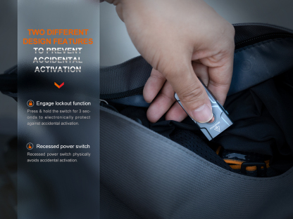 Fenix E03R V2.0 Rechargeable Keychain Flashlight 500 Lumens