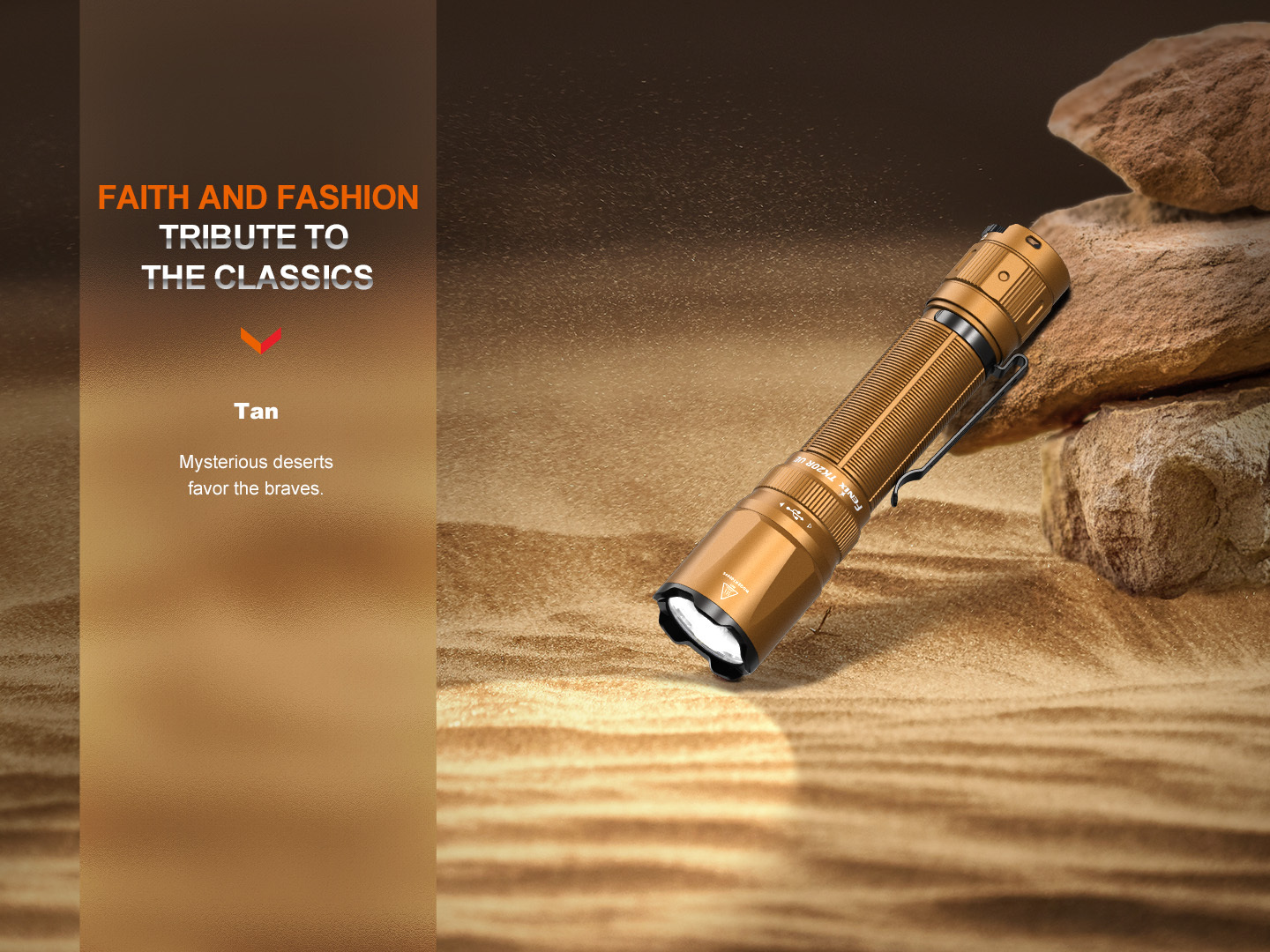 Fenix TK20R UE Rechargeable Tactical Flashlight 2800 Lumens