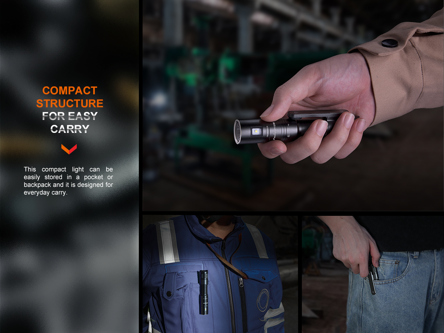 Fenix LD12R Rechargeable Flashlight 600 Lumens