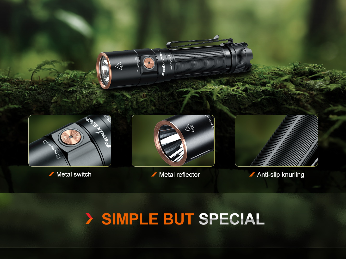 Fenix E28R V2.0 Rechargeable Flashlight 1700 Lumens