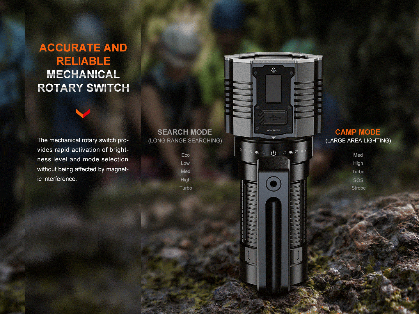 Fenix LR60R Rechargeable Searchlight Flashlight 21000 Lumens