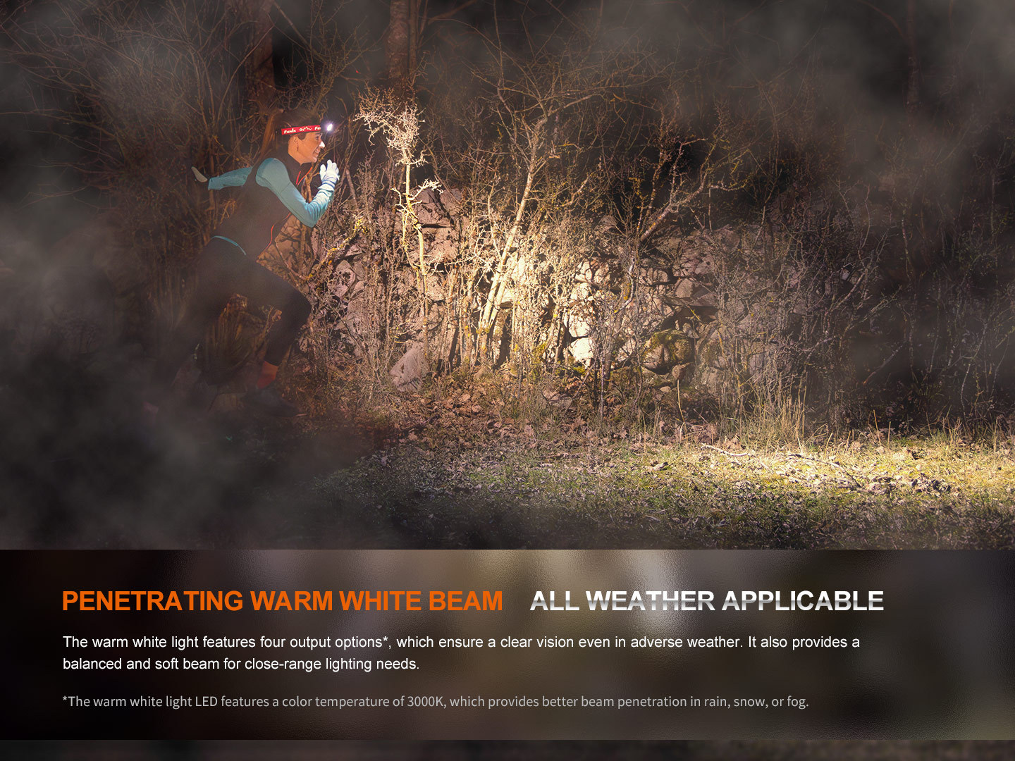 Fenix HM65R-T V2.0 Lightweight Rechargeable Headlamp 1600 Lumens