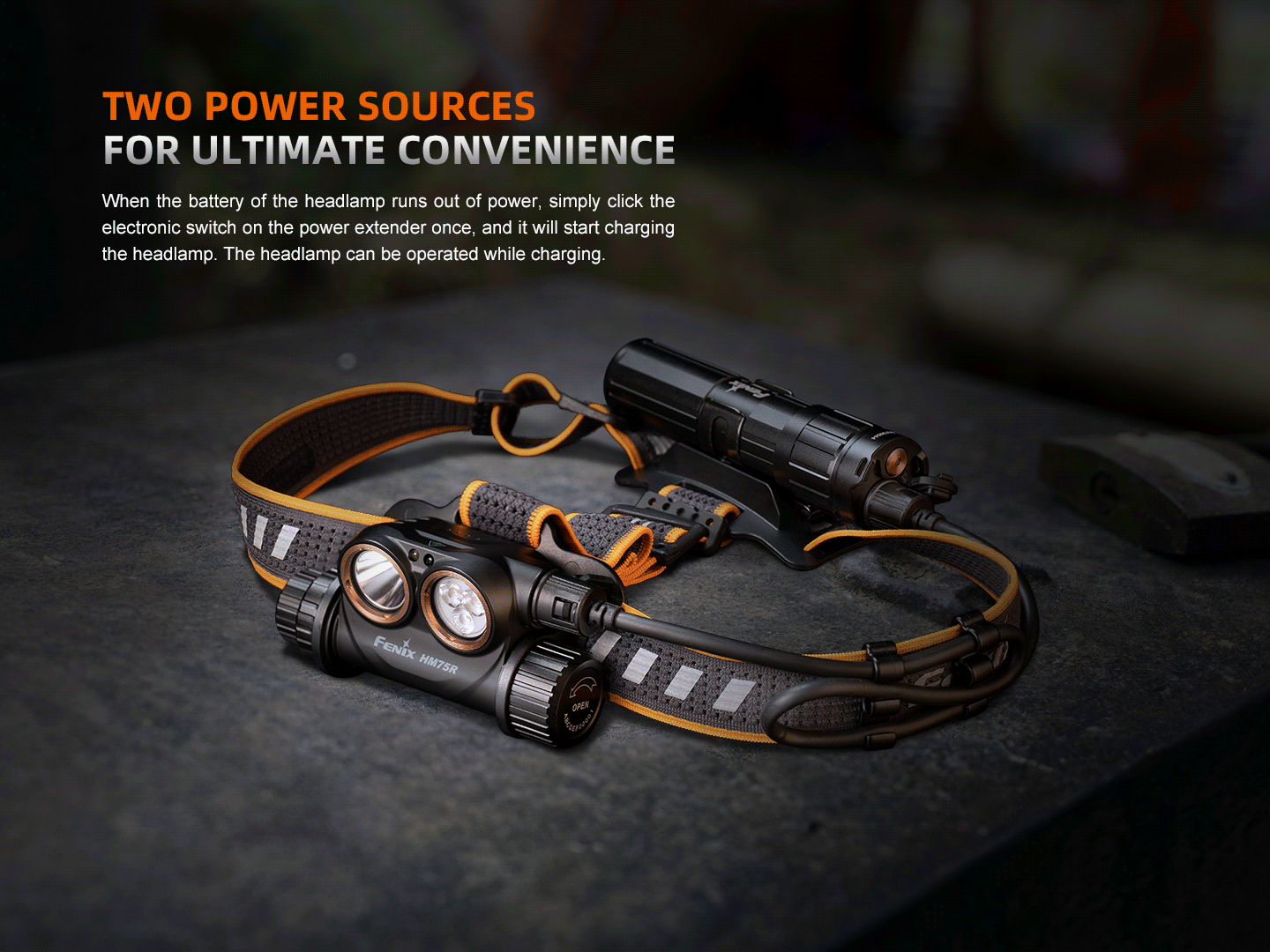 Fenix HM75R Rechargeable Headlamp 1600 Lumens