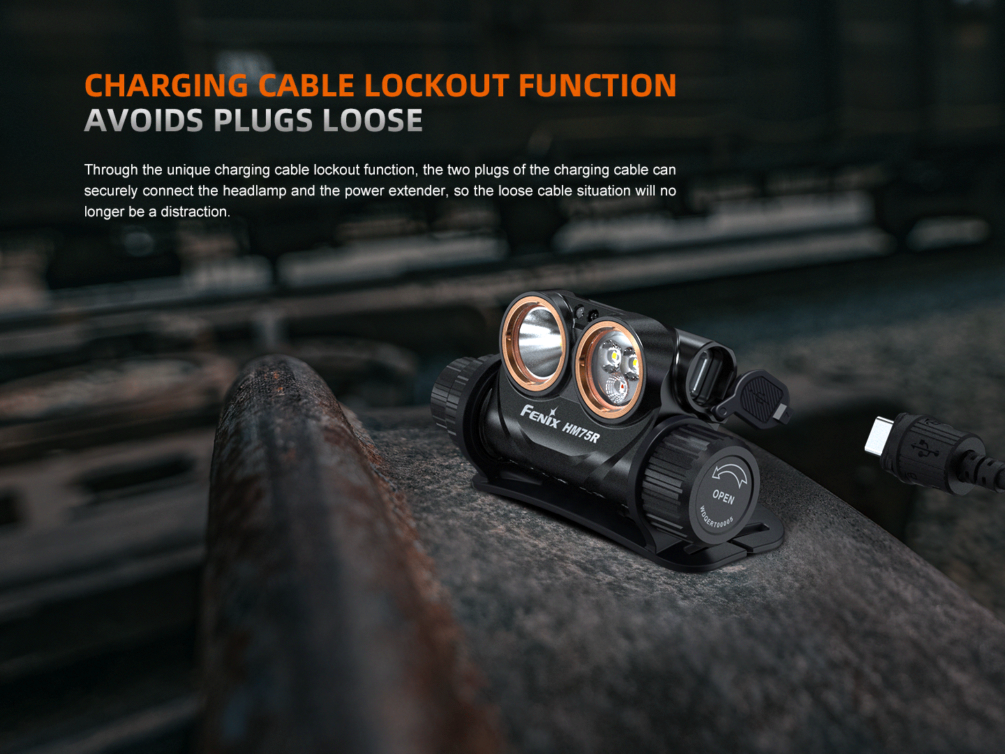 Fenix HM75R Rechargeable Headlamp 1600 Lumens