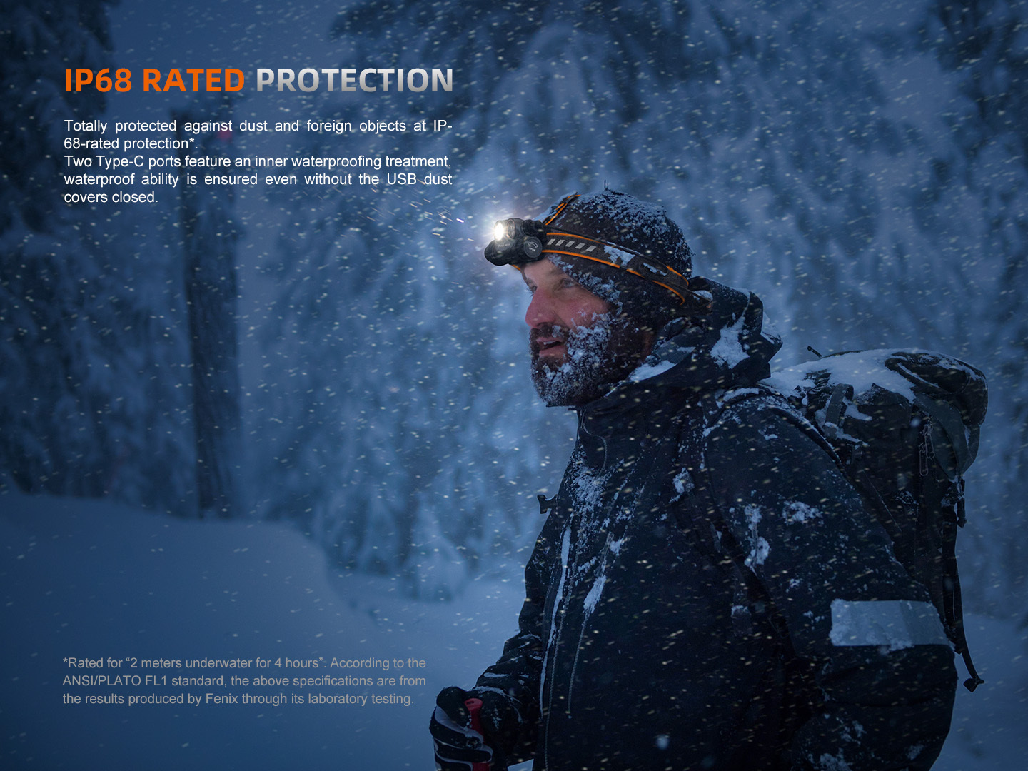 Fenix HM75R Rechargeable Headlamp 1600 Lumens