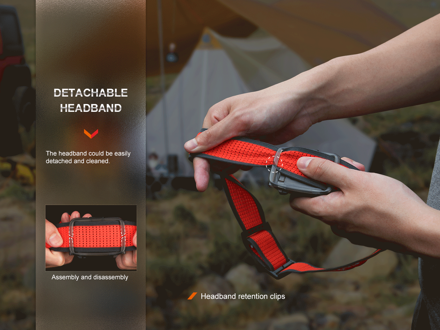 Fenix HL16 Lightweight Trail Running Headlamp 450 Lumens