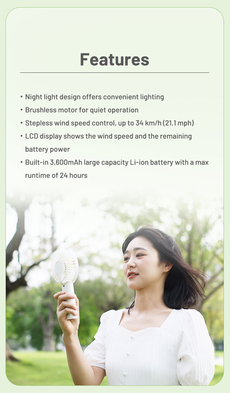 Nitecore NEF03 Multipurpose Handheld Fan