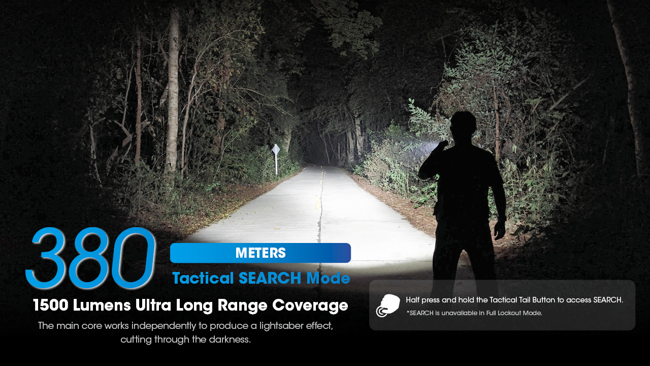 Nitecore EDC31 NiteLab UHi 20 MAX LED 3500 Lumens Flashlight