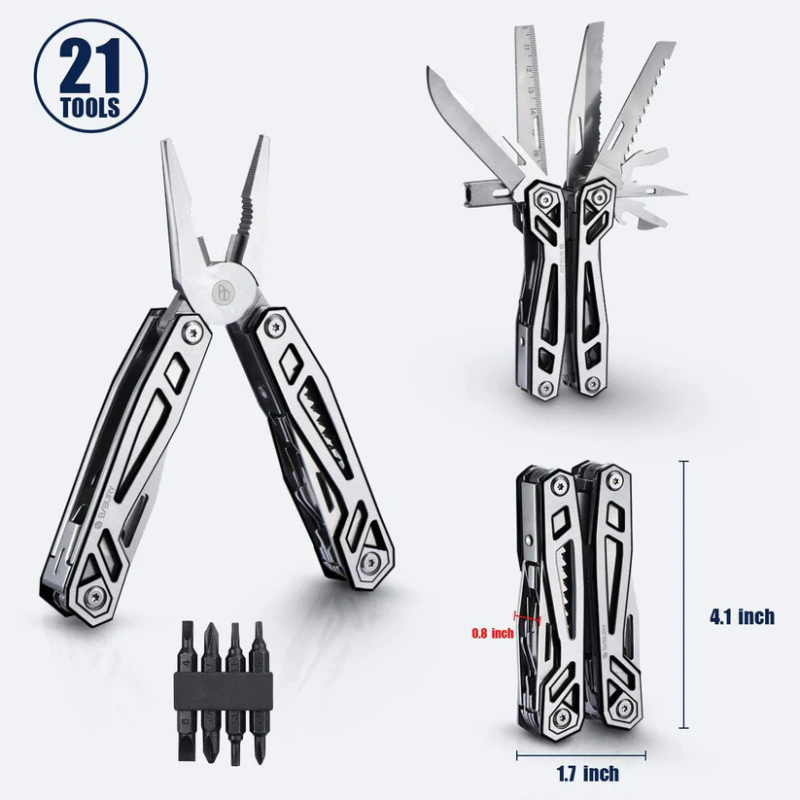 Bibury 21-in-1 Multi-Purpose Pocket Knife Pliers Kit