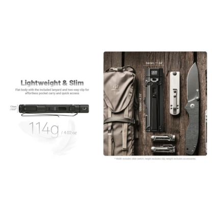 Nitecore EDC09 MCT UHE LED 1600L Flashlight